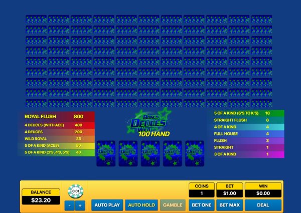 scr_Deuces Wild 100 Hand