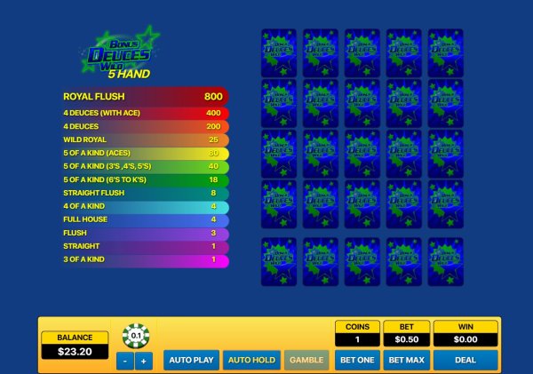 scr_Deuces Wild 5 Hand