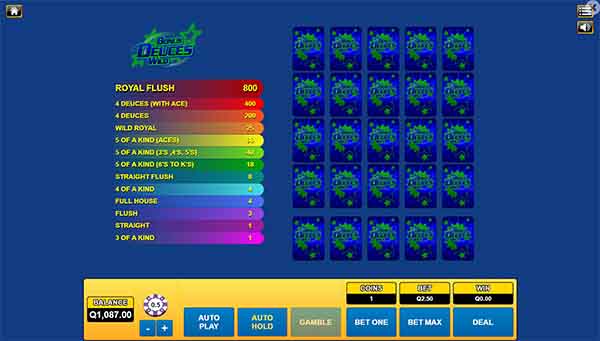 scr_Bonus Deuces Wild 5 Hand