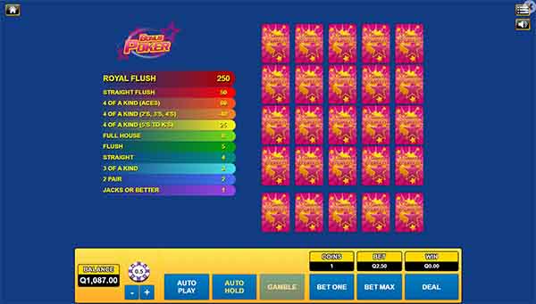 scr_Bonus Poker 5 Hand