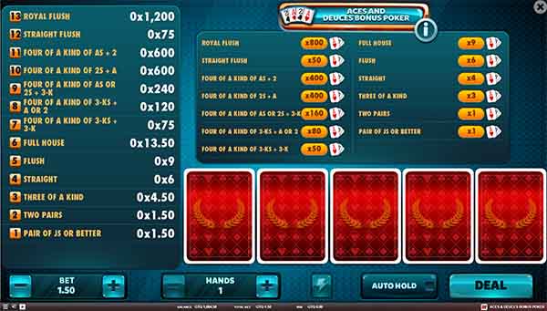 scr_ACES & DEUCES BONUS POKER