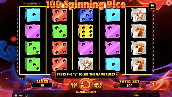 scr_100 Spinning Dice