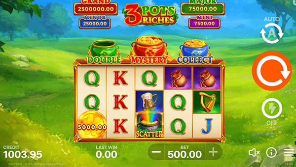scr_3 Pots Riches: Hold and Win