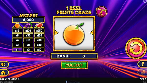 scr_1 Reel - Fruits Craze