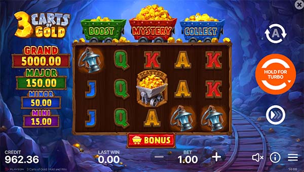 scr_3 Carts of Gold: Hold and Win