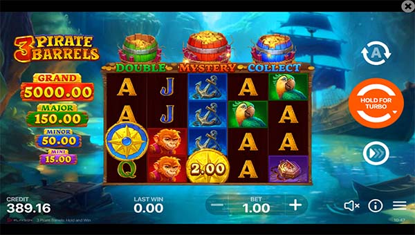 scr_3 Pirate Barrels: Hold and Win