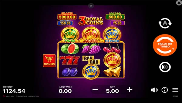 scr_3 Royal Coins: Hold and Win