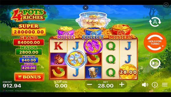 scr_4 Pots Riches: Hold and Win