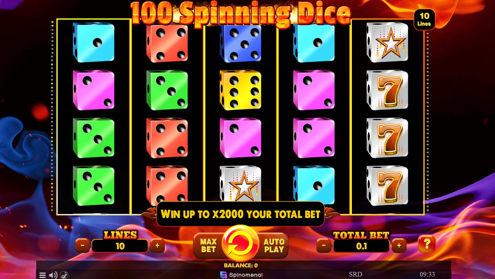 scr_100 Spinning Dice