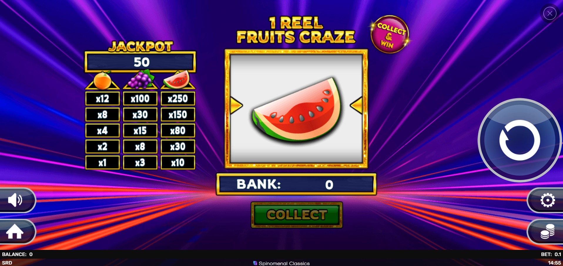 scr_1 Reel - Fruits Craze