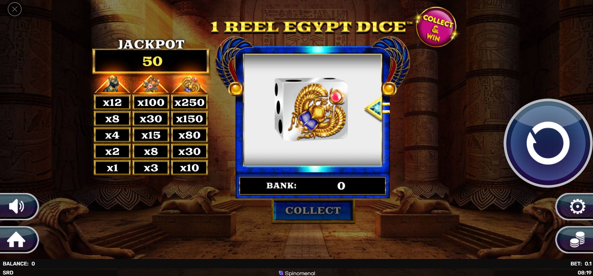 scr_1 Reel Egypt Dice