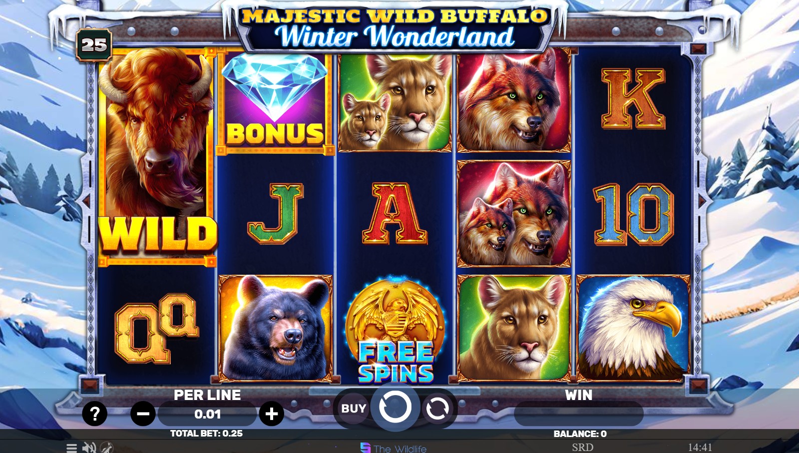 scr_Majestic Wild Buffalo -Winter Wonderland