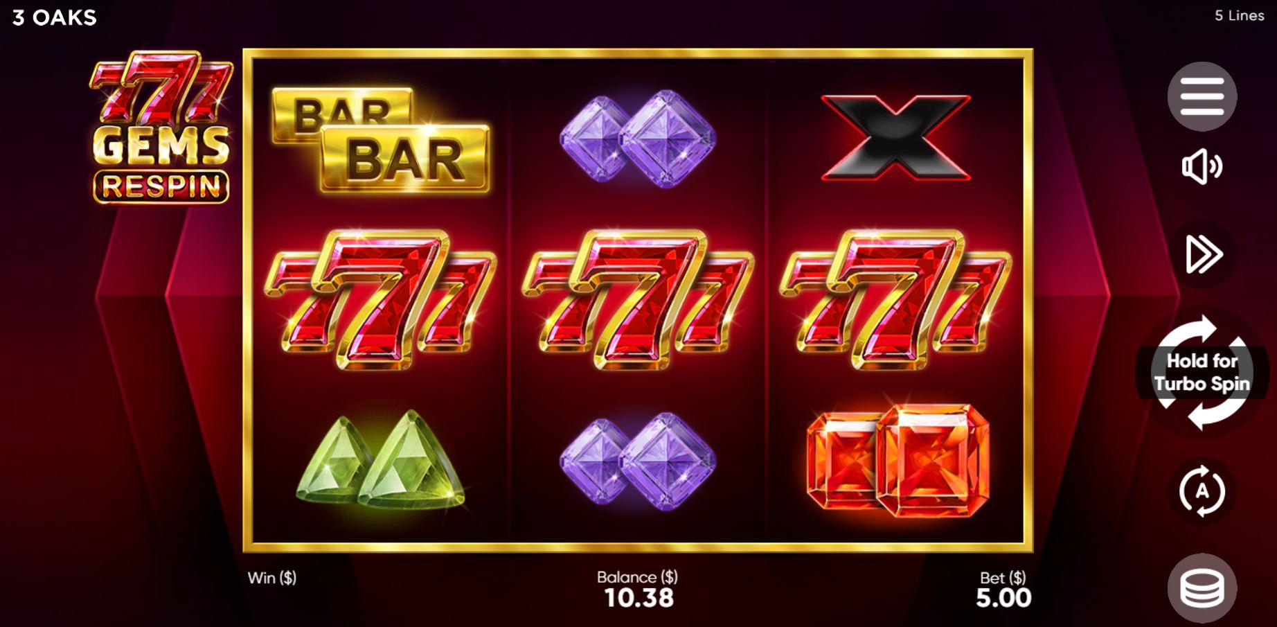 scr_777 Gems: Respin