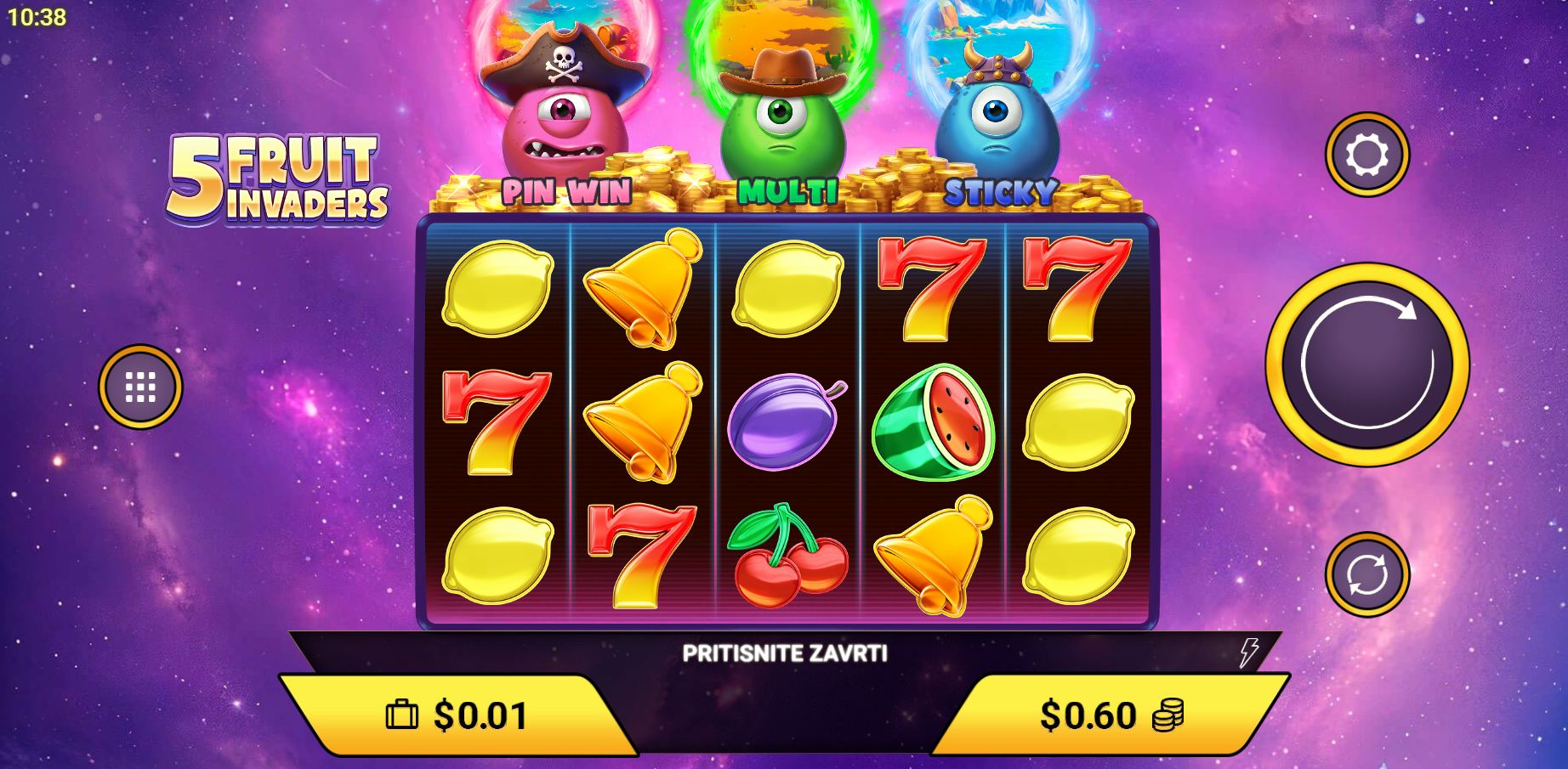 scr_5 Fruit Invaders