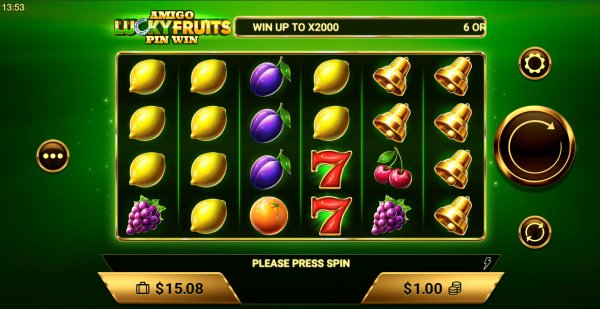 scr_Amigo Lucky Fruits: Pin Win