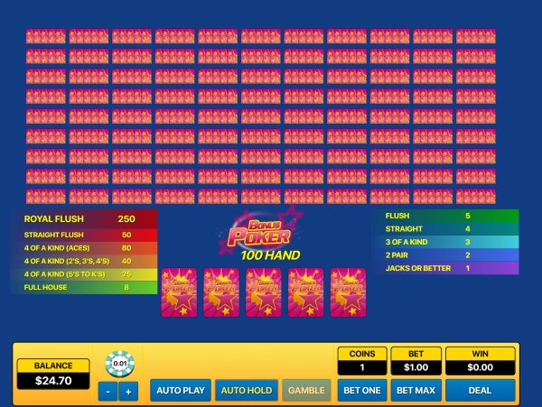 scr_Bonus Poker 100 Hand