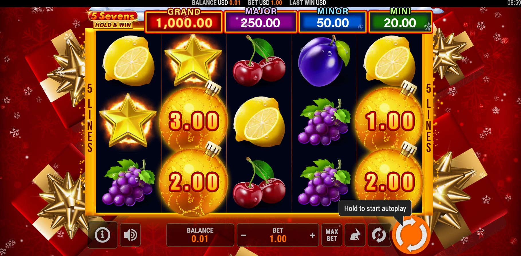 scr_5 Sevens: Hold & Win Christmas