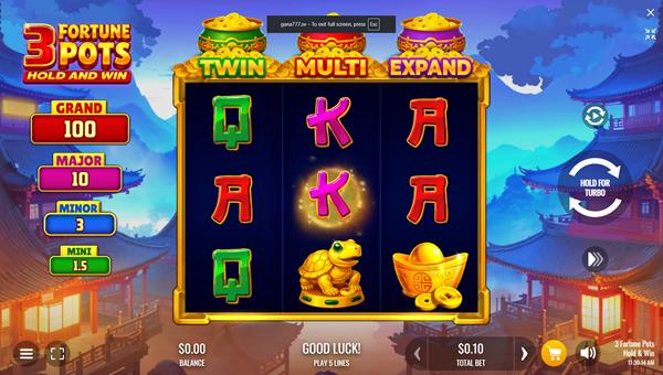 scr_3 Fortune Pots Hold & Win