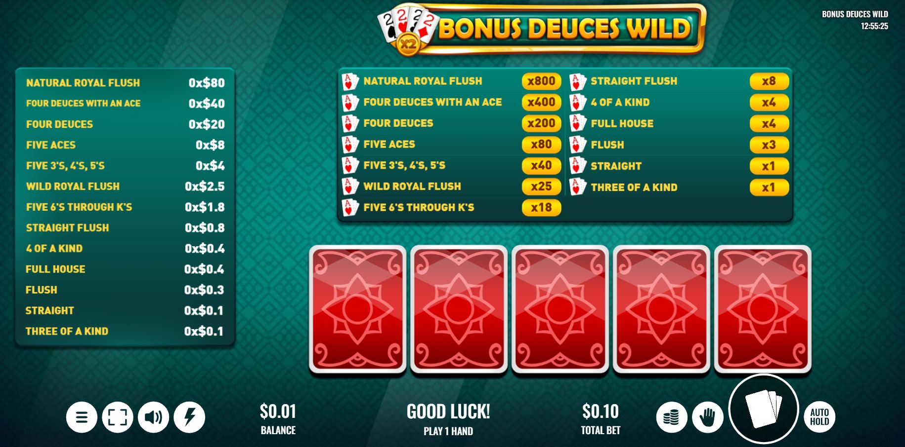 scr_Bonus Deuces Wild