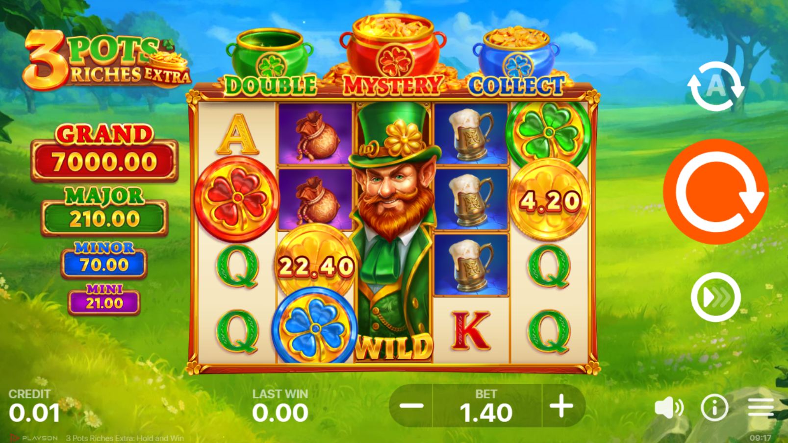 scr_3 Pots Riches Extra: Hold and Win