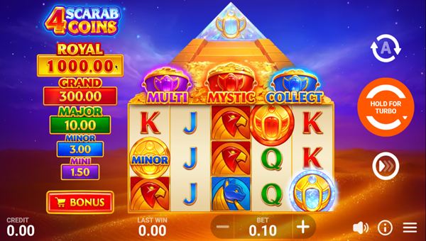 scr_4 Scarab Coins: Hold and Win