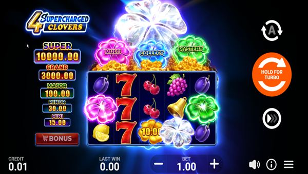 scr_4 Supercharged Clovers: Hold and Win