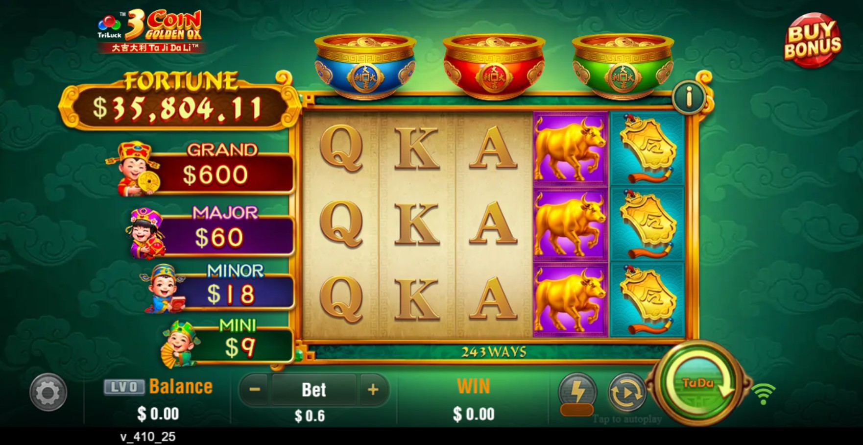 scr_3 Coin Golden OX