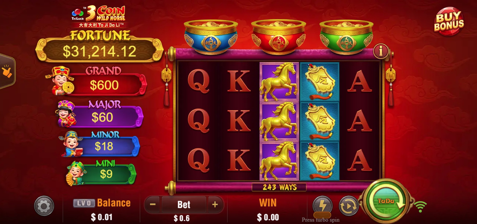 scr_3 Coin Wild Horse