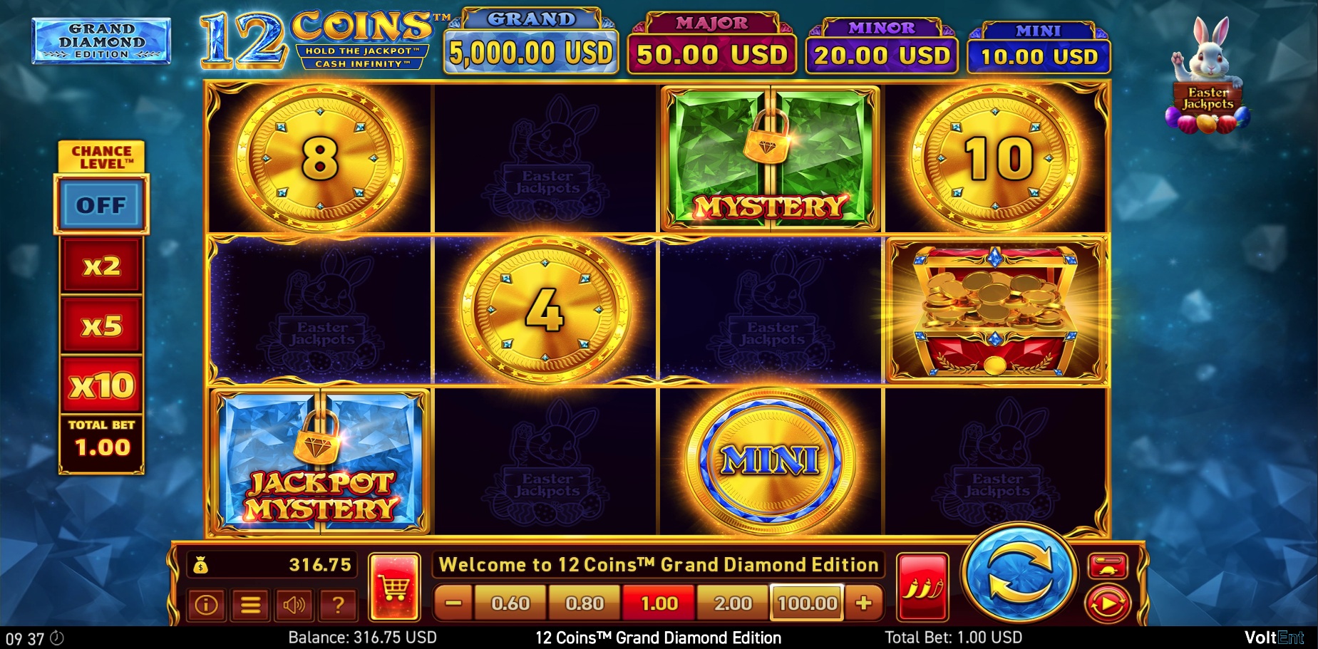 scr_12 Coins Grand Diamond Edition Easter Jackpots