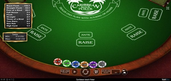 scr_Caribbean Beach Poker 