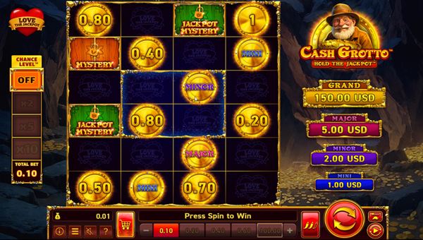 scr_Cash Grotto™ Love the Jackpot